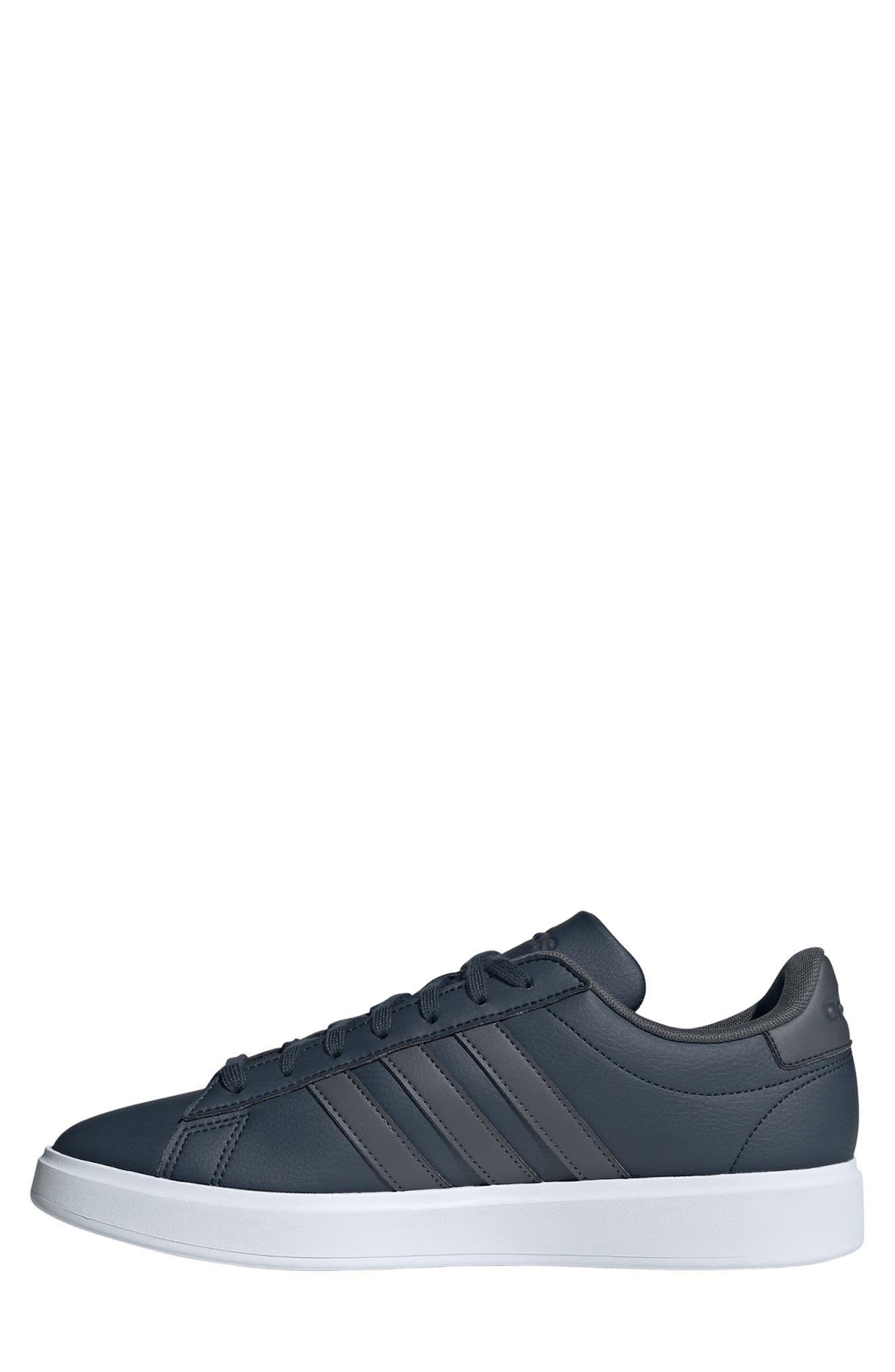adidas Grand Court Sneaker, Alternate, color, Aurora Ink/Grey/White