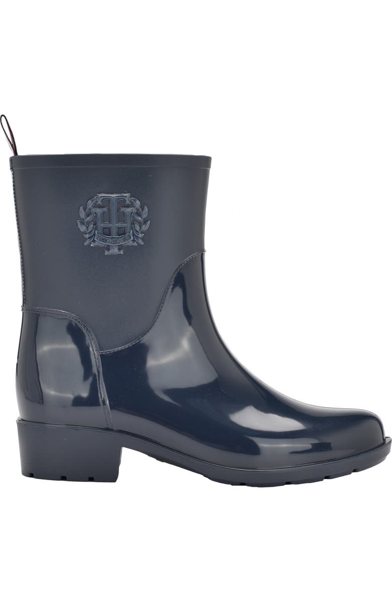 Tommy Hilfiger Crest Rain Boot, Alternate, color, Dark Blue