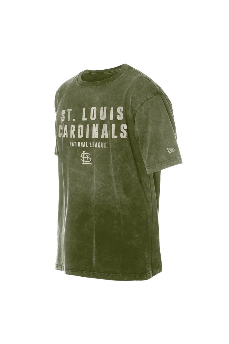 Men's New Era  Olive St. Louis Cardinals 2026 Armed Forces Day T-Shirt, Alternate, color, Olive