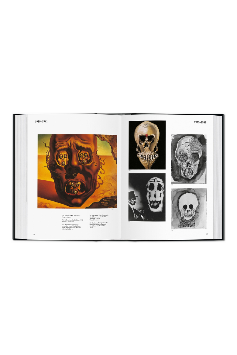 Dalí The Paintings Book, Alternate, color, Black