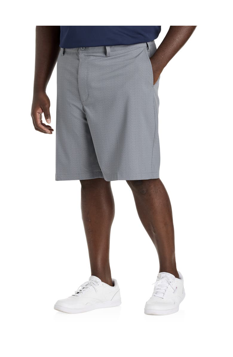 Reebok Big & Tall Performance Shorts, Main, color, Grey 5/Vector Navy