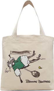 Brooks Brothers Tribeca Cotton Canvas Tote Bag