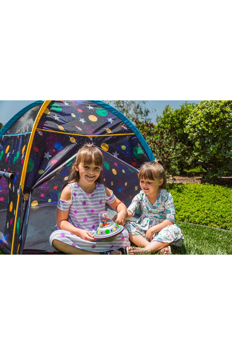 Pacific Play Tents Glow in the Dark Galaxy Dome Tent, Alternate, color, Black