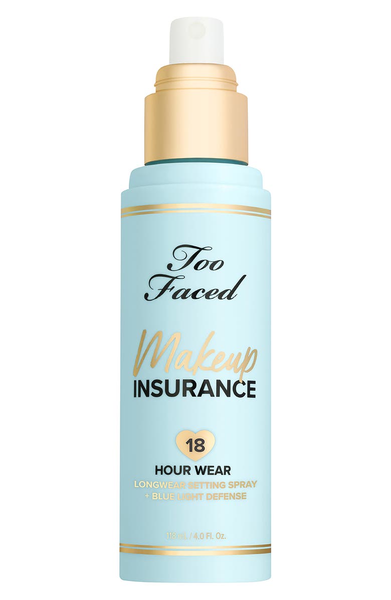 Too Faced Makeup Insurance Setting Spray, Alternate, color,