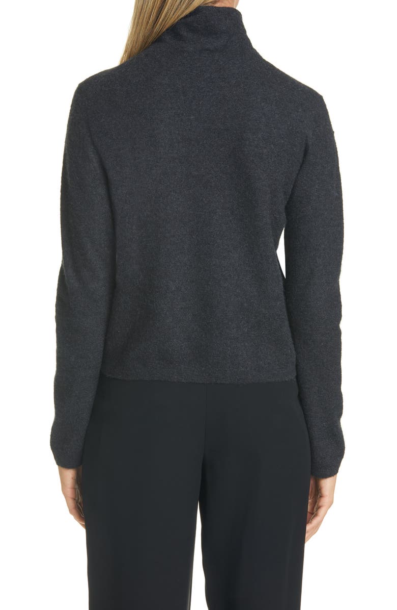 Vince Cashmere Crop Turtleneck Sweater, Alternate, color, 