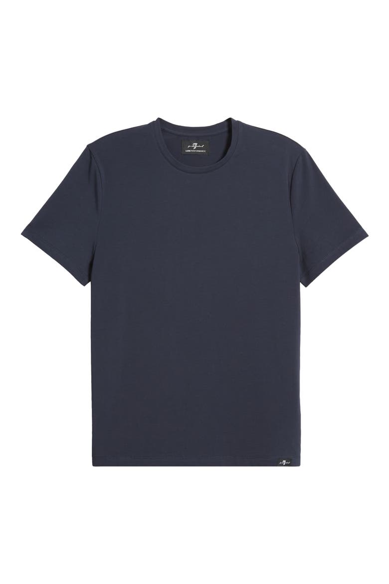 Luxe Performance T-Shirt, Alternate, color, NAVY