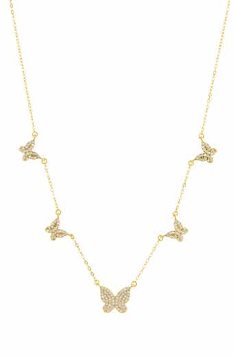 Butterfly Pavé Necklace