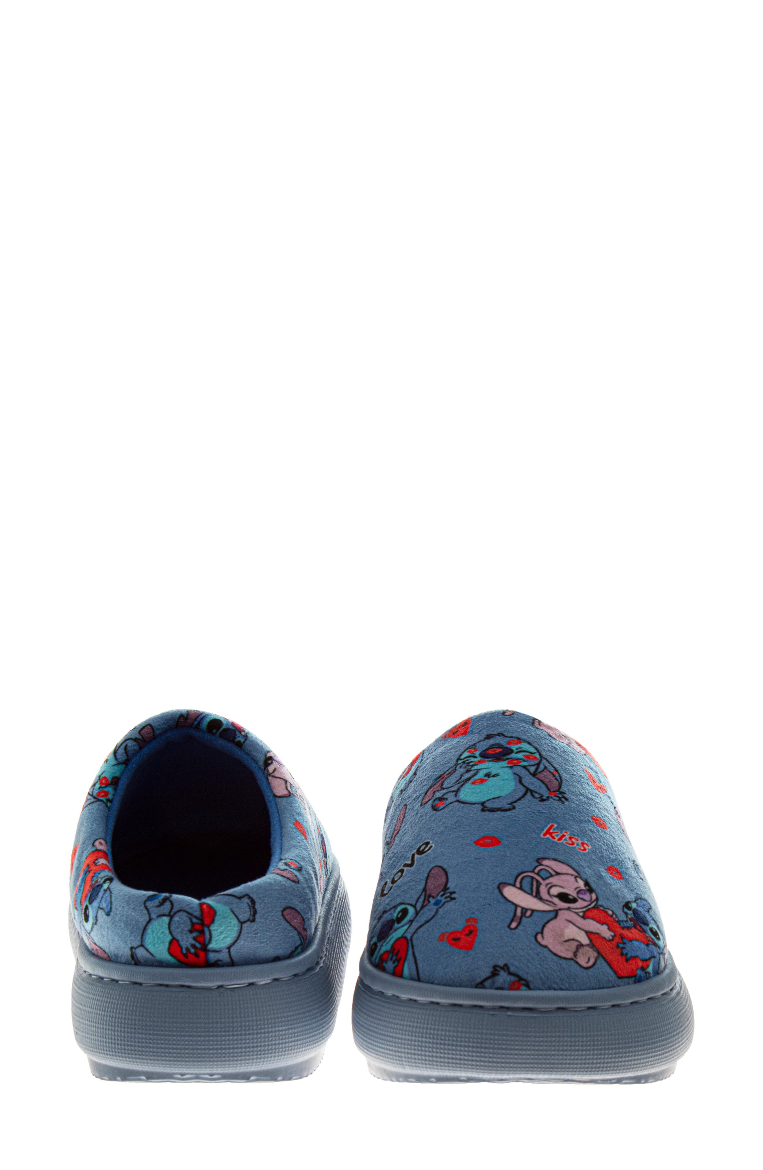 Kids' Disney Stitch & Angel Slipper, Alternate, color, BLUE