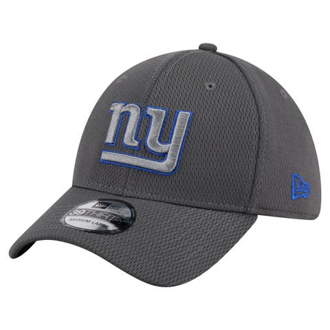Men's New Era Graphite New York Giants  Main 39THIRTY Flex Hat