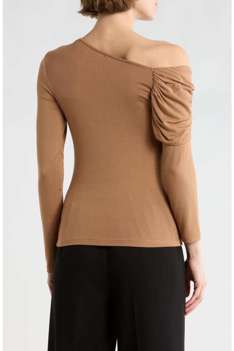 Off the Shoulder Top, Alternate, color, AMBER