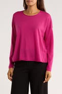 Eileen Fisher Crewneck Wool Sweater