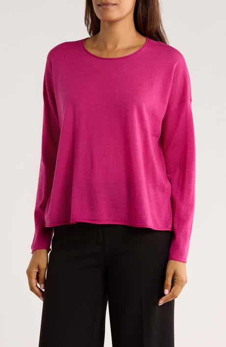 Eileen Fisher Crewneck Wool Sweater