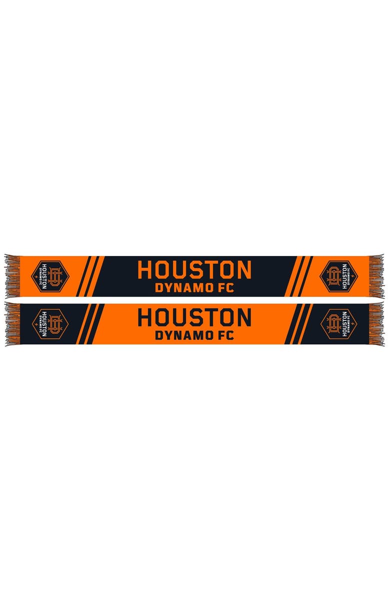 RUFFNECK SCARVES Houston Dynamo FC Slash Core Scarf, Main, color, Orange