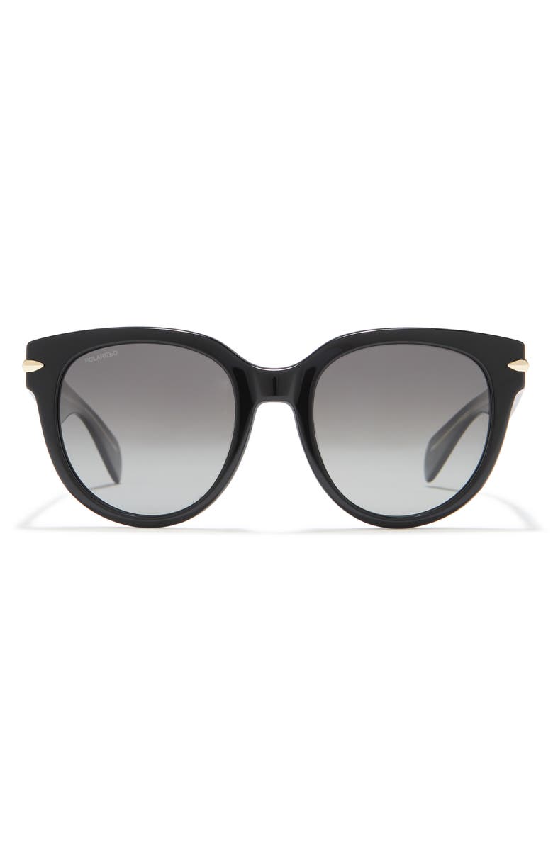 rag & bone 54mm Rounded Sunglasses, Main, color, 