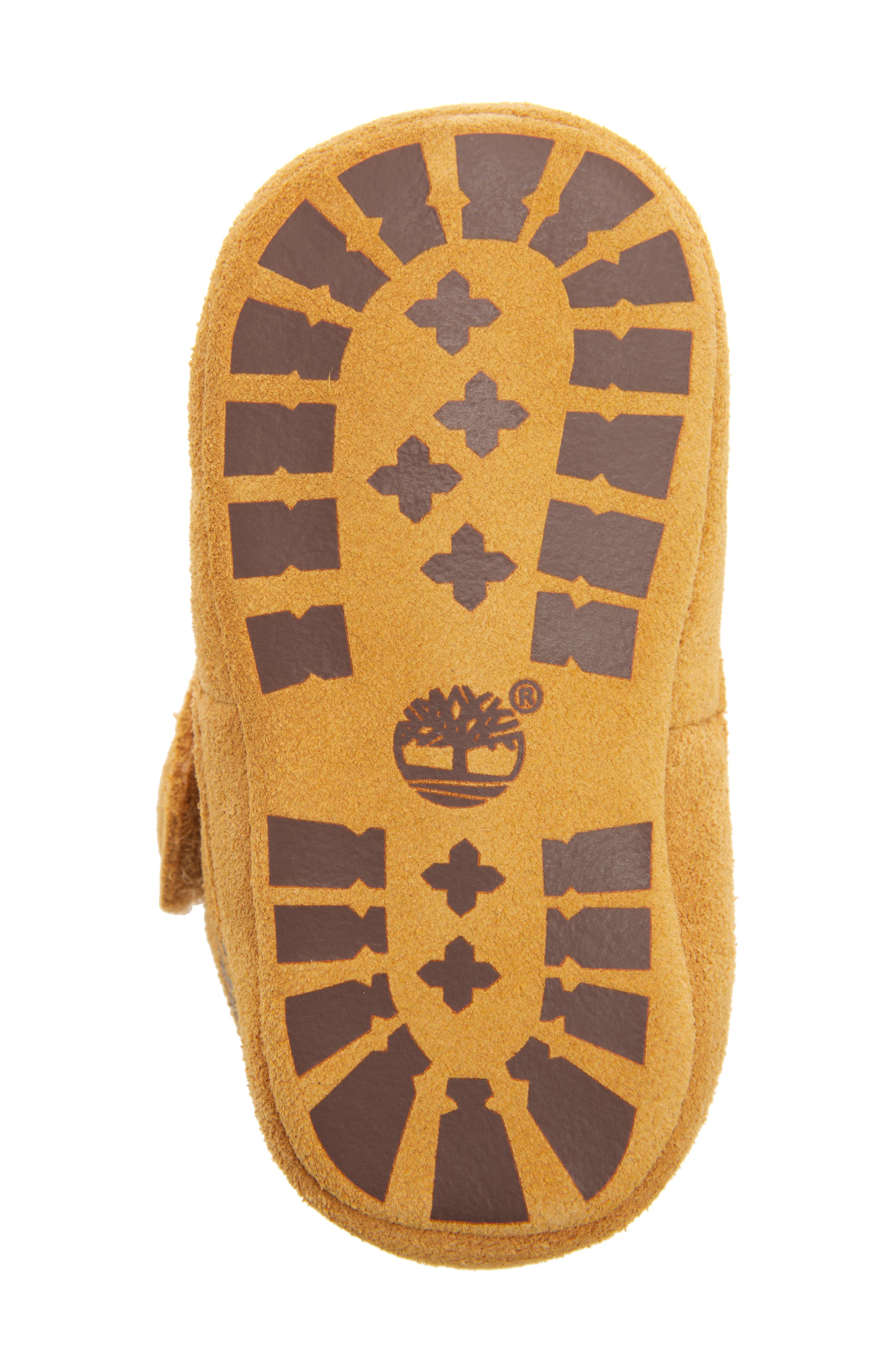 Timberland Hook-and-Loop Mid Boot, Alternate, color, Wheat Suede