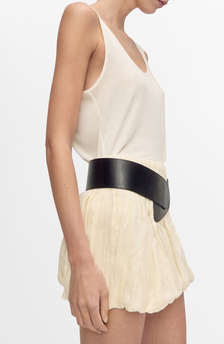 MANGO Scoop Neck Tank Top, Alternate, color, Ecru