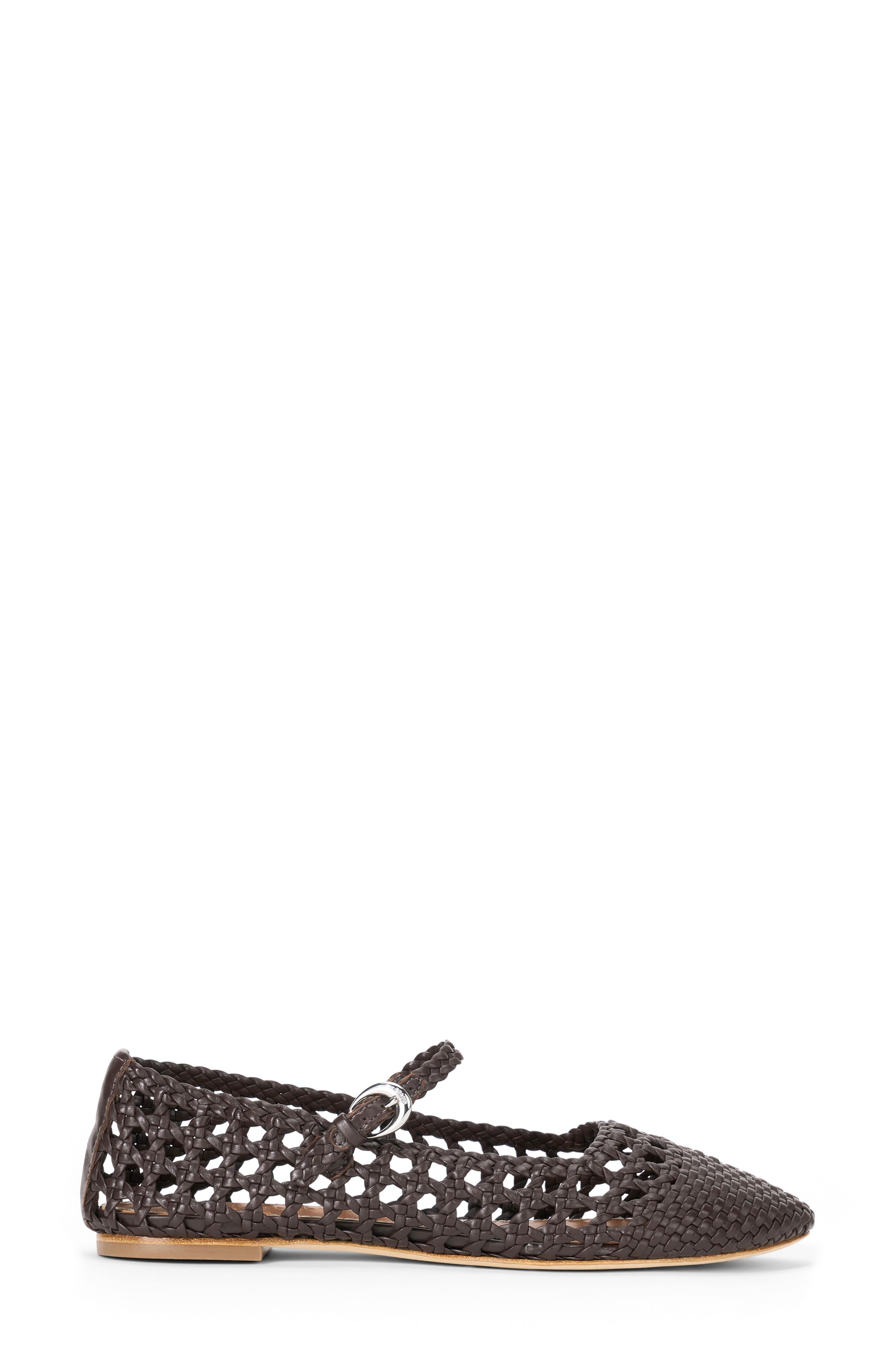 Nell Woven Mary Jane Flat, Alternate, color, ESPRESSO