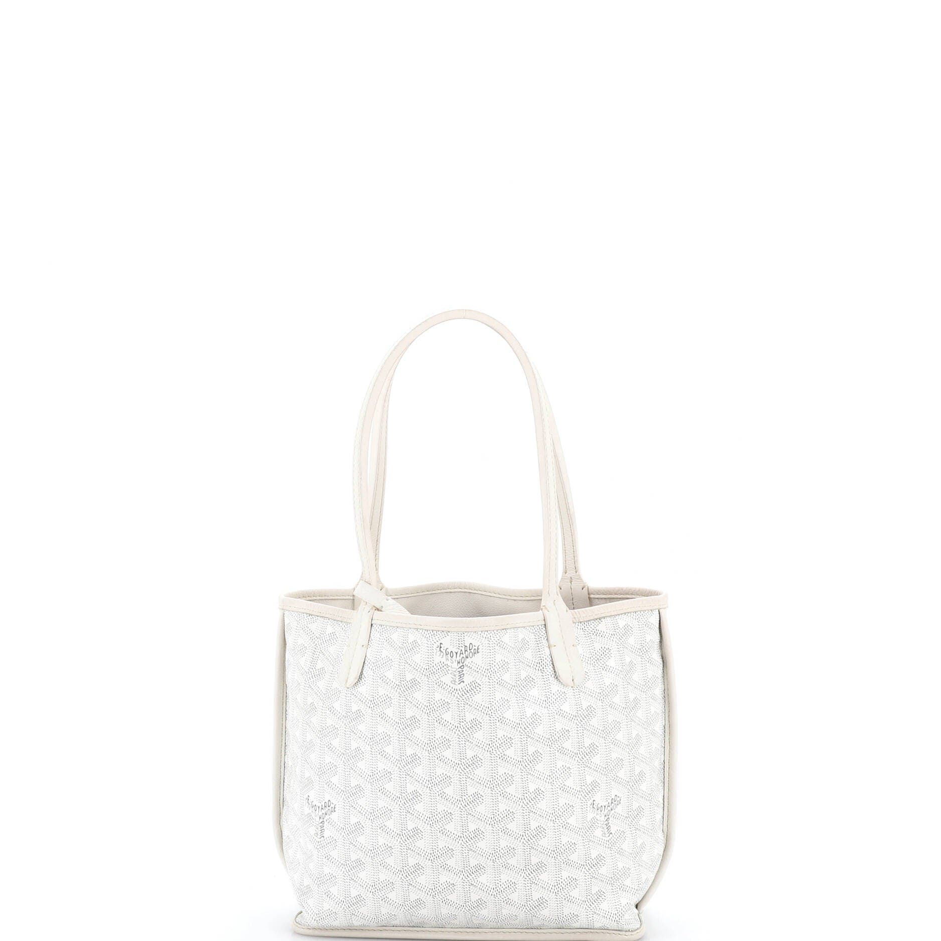 Pre-Owned Goyard Anjou Reversible Tote Coated Canvas Mini, Main, color, 