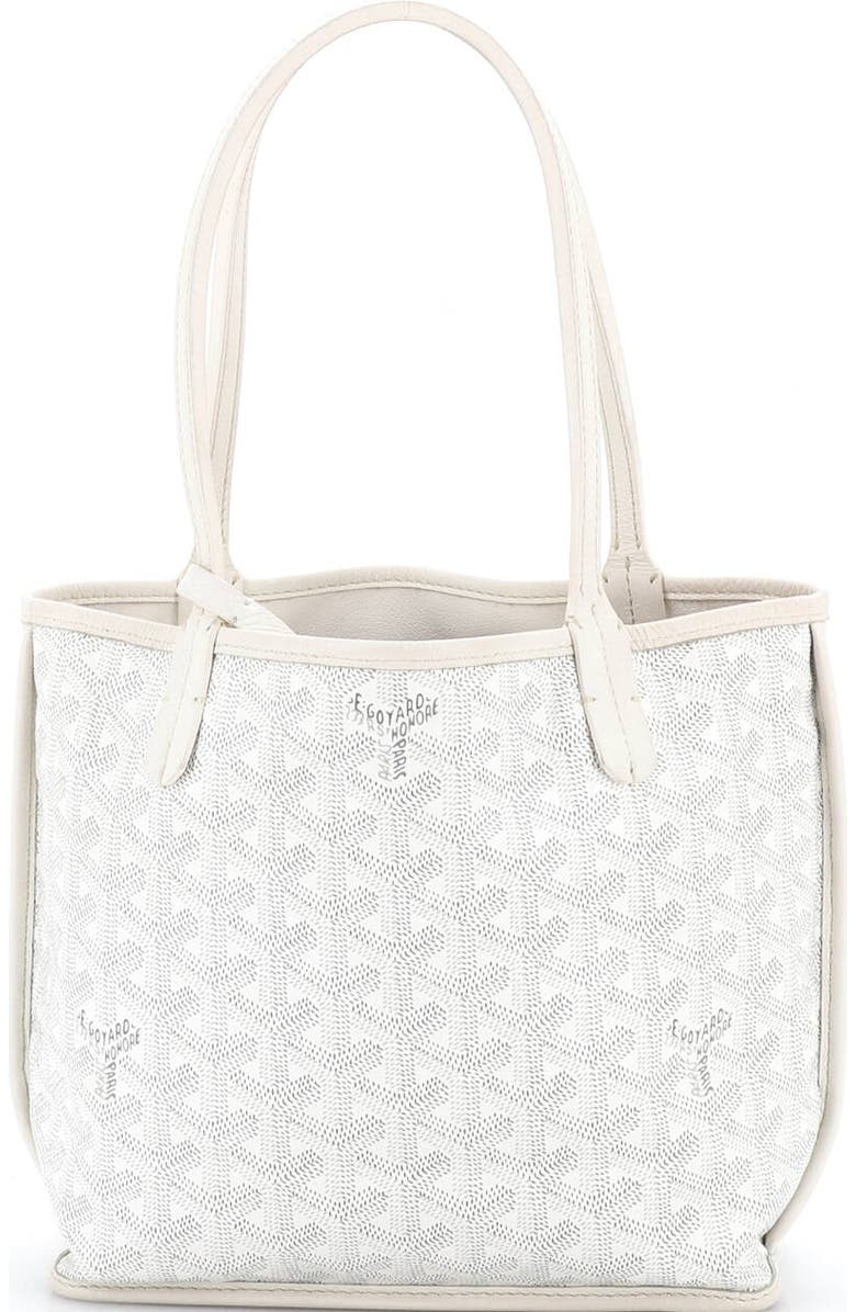 Pre-Owned Goyard Anjou Reversible Tote Coated Canvas Mini, Main, color,