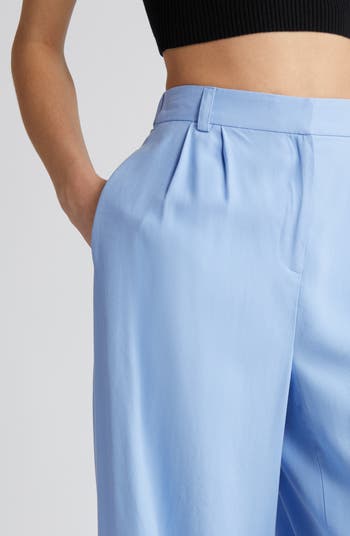 High Waist Wide Leg Trousers