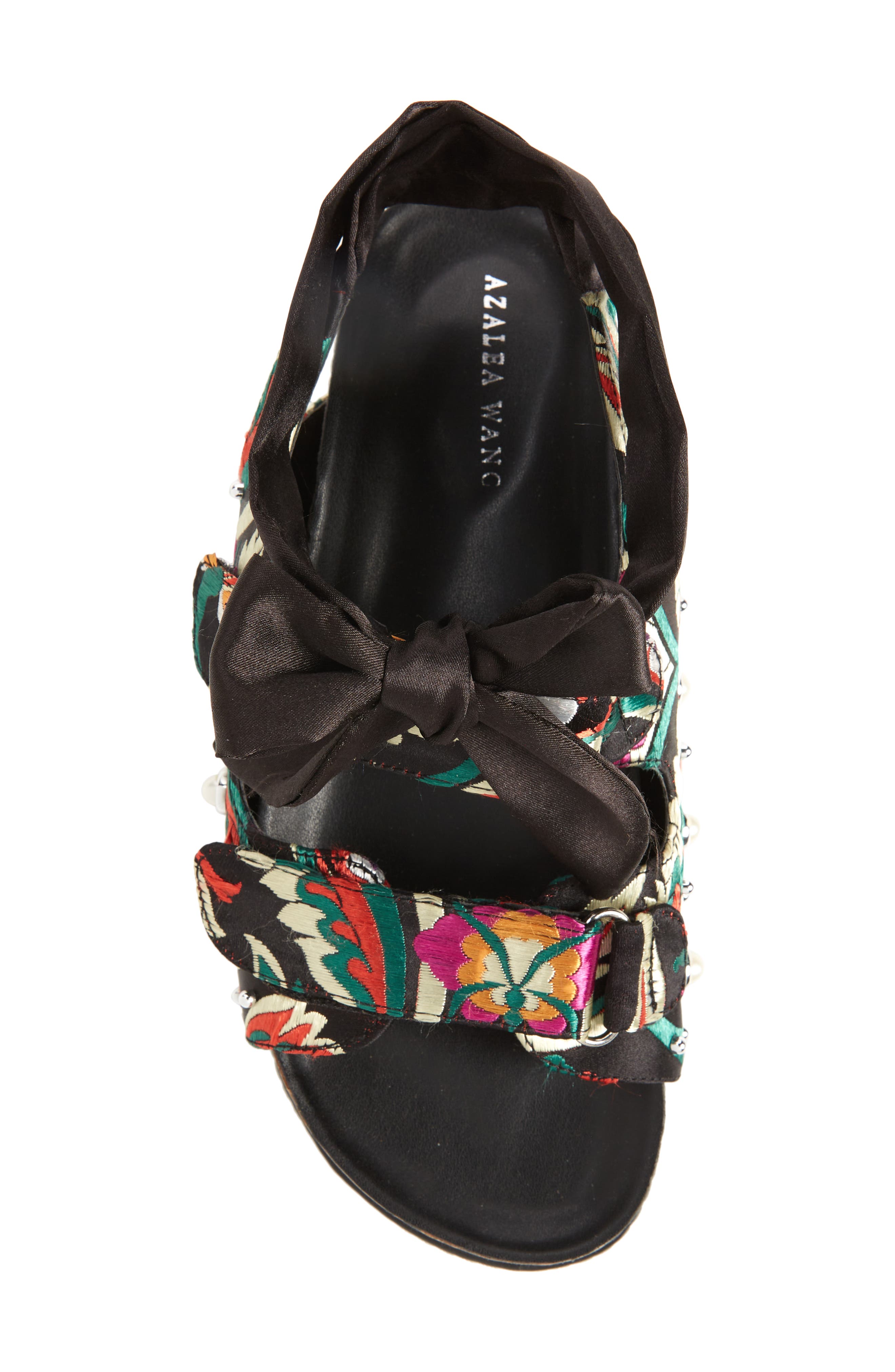 AZALEA WANG Mackley Ankle Tie Platform Sandal, Alternate, color, 