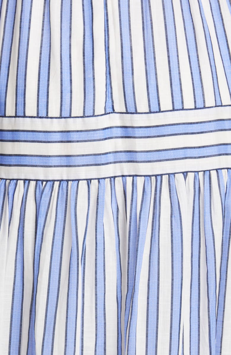 Zimmermann Pattie Tie Shoulder Cotton Maxi Dress, Alternate, color,