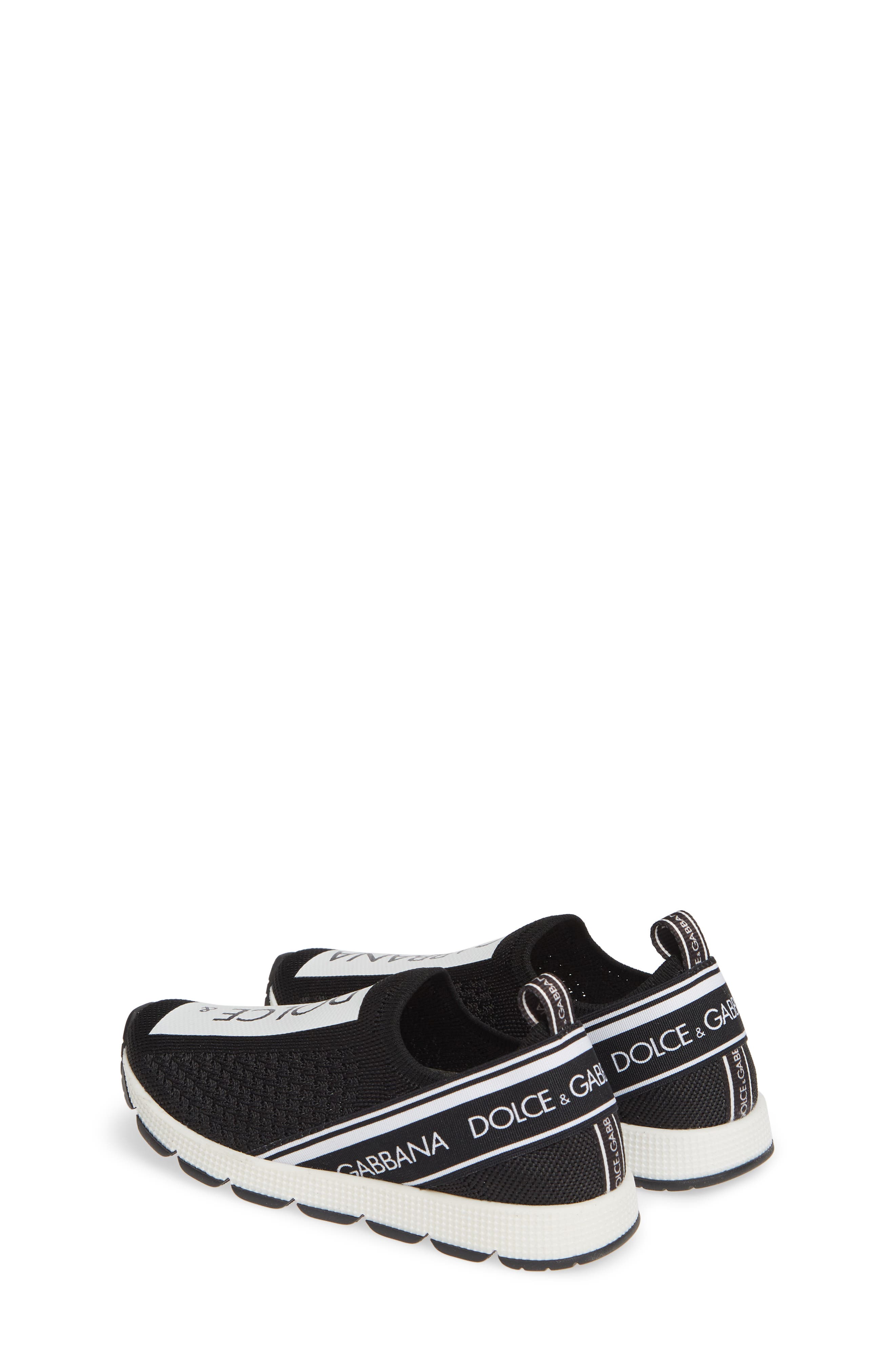 Dolce&Gabbana Logo Knit Slip-On Sneaker, Alternate, color, 