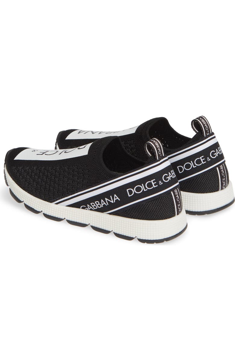 Dolce&Gabbana Logo Knit Slip-On Sneaker, Alternate, color,