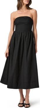 PAIGE Braylee Strapless A-Line Dress