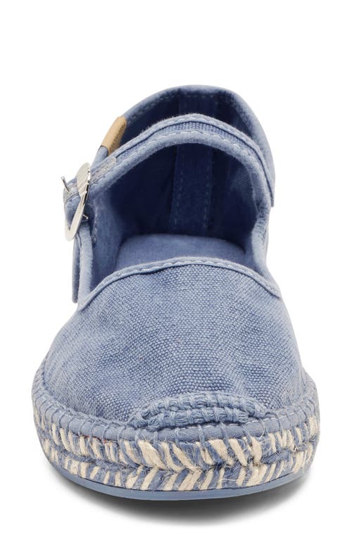 Free People Oasis Mary Jane Espadrille In Washed Nautical Blue