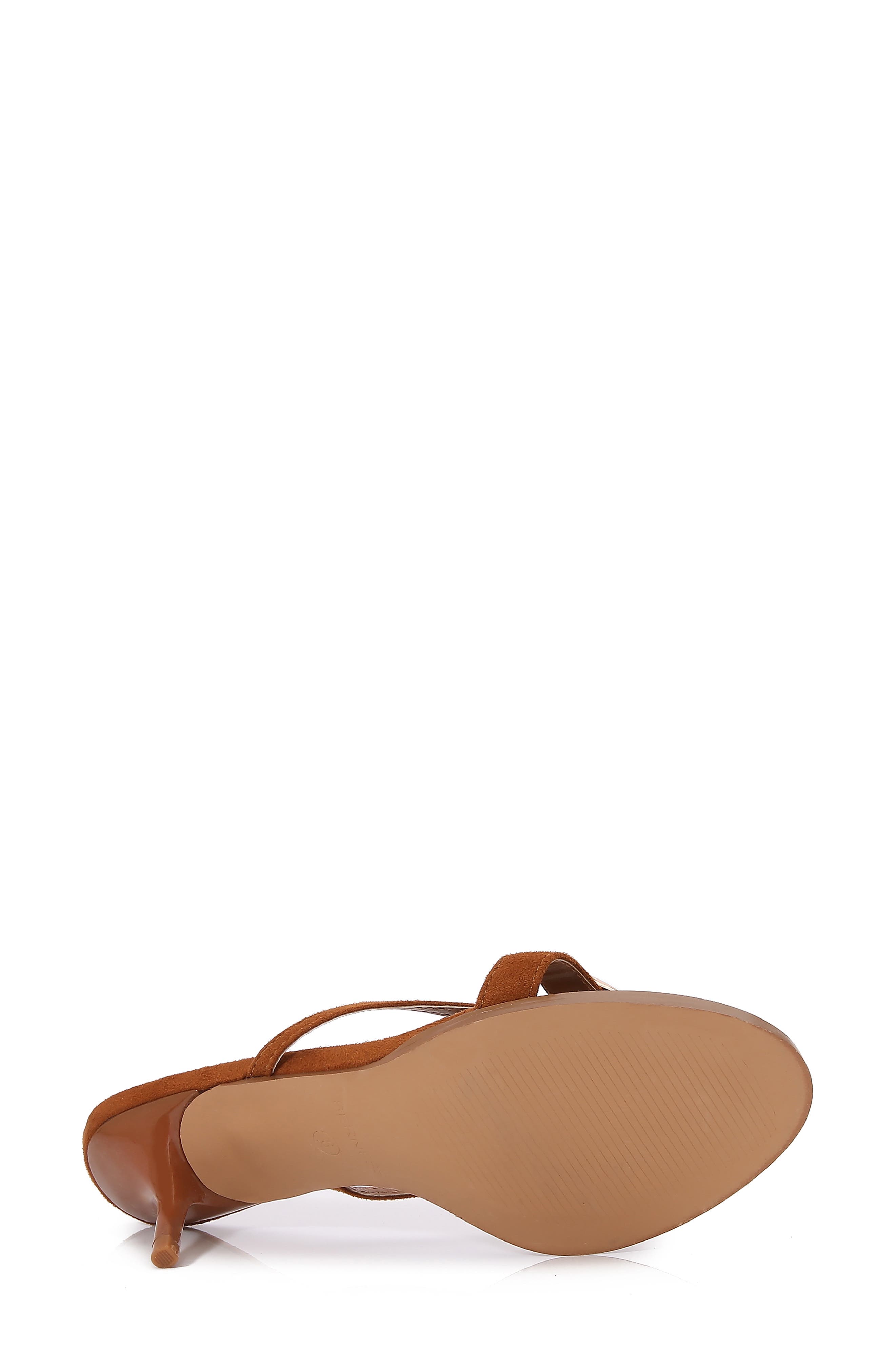 BERNESS Royalty Kitten Heel Sandal, Alternate, color, Camel