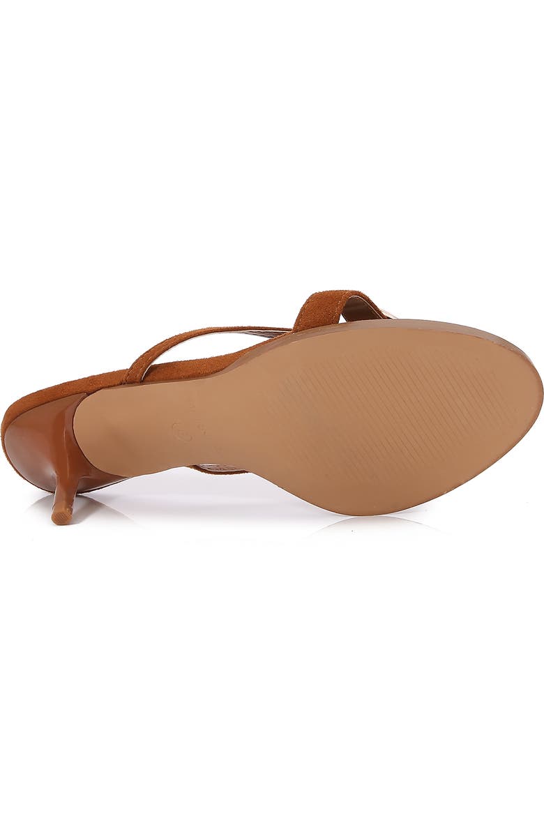 BERNESS Royalty Kitten Heel Sandal, Alternate, color, Camel