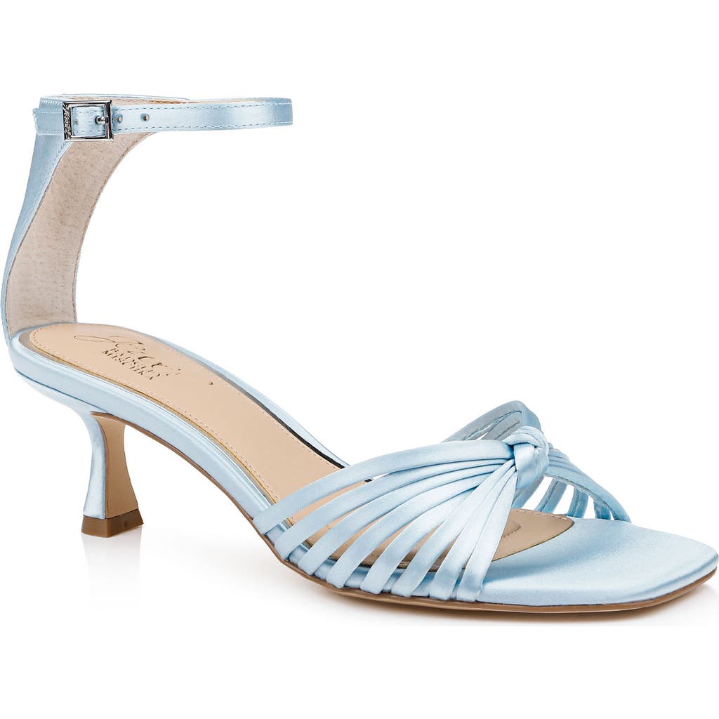 Jewel Badgley Mischka Silvia Ankle Strap Sandal In Blue