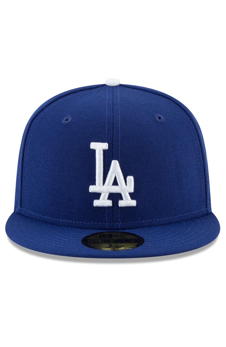 New Era Men's New Era Royal Los Angeles Dodgers 2024 MLB Postseason Side Patch 59FIFTY Fitted Hat, Alternate, color, 