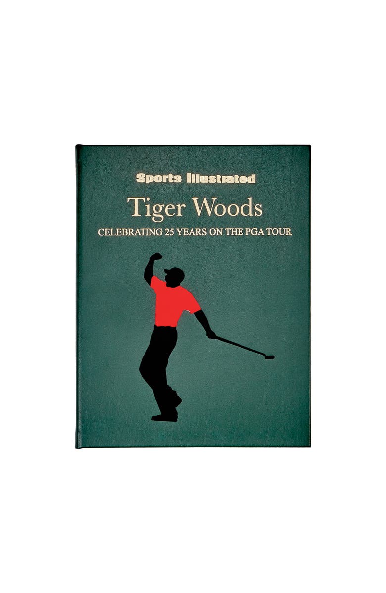Graphic Image Tiger Woods Celebrating 25 Years on the PGA Tour Leather Edition, Main, color, Green