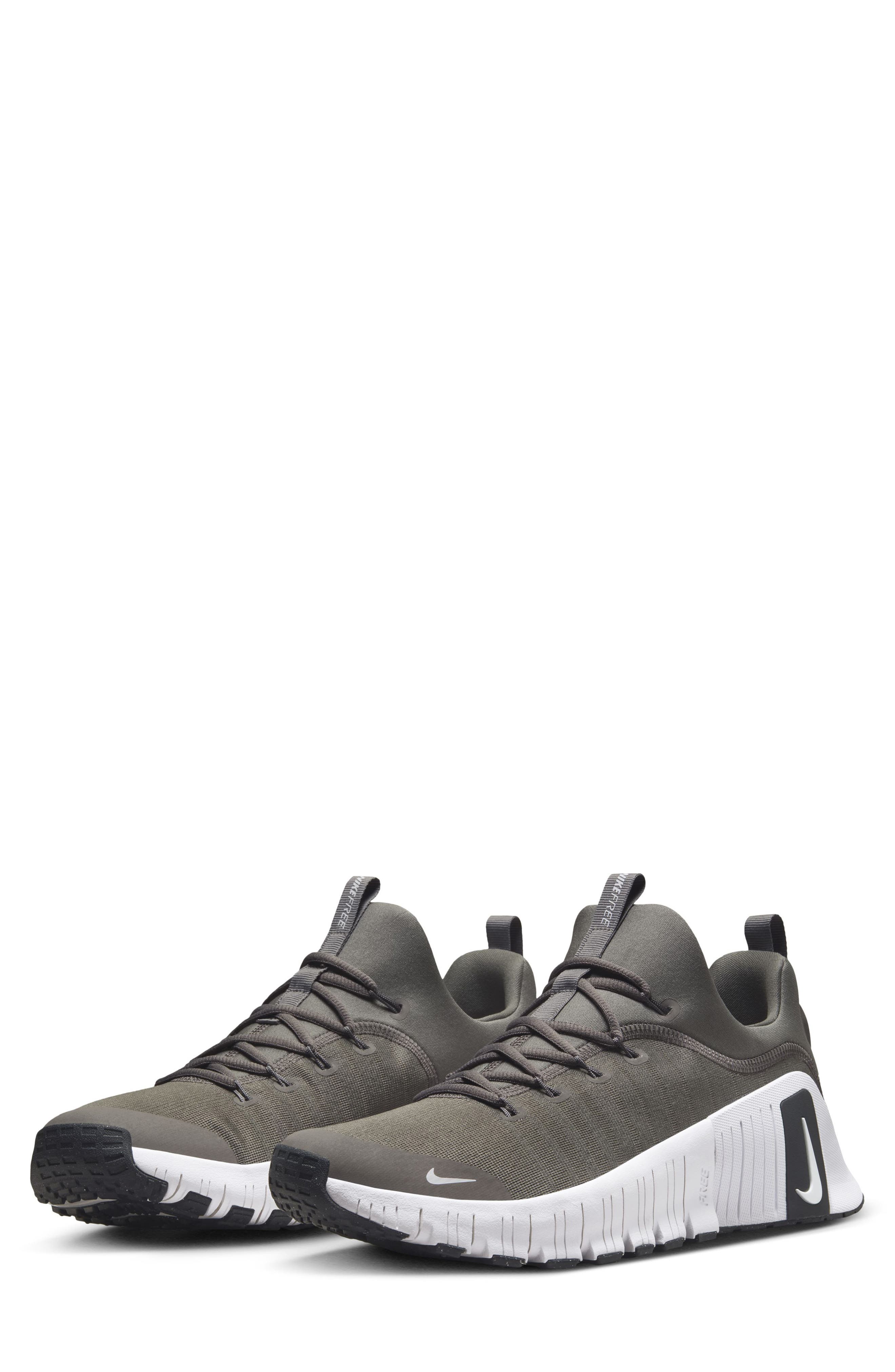 Free Metcon 6 Training Shoe, Main, color, FLAT PEWTER/ ANTHRACITE/ WHITE