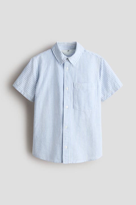 Short-sleeved Cotton Shirt