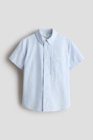 H&M Short-sleeved Cotton Shirt