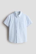 H&M Short-sleeved Cotton Shirt