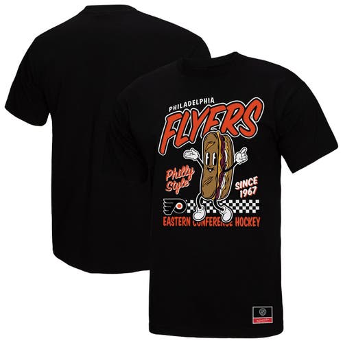 Mitchell & Ness Black Philadelphia Flyers Local Food T-shirt