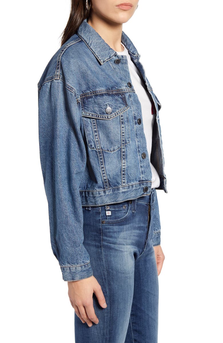 AG Mirah Denim Trucker Jacket, Alternate, color, 