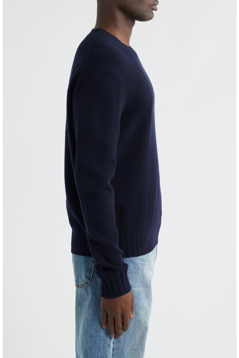 Crewneck Heritage Merino Wool Sweater, Alternate, color, NAVY