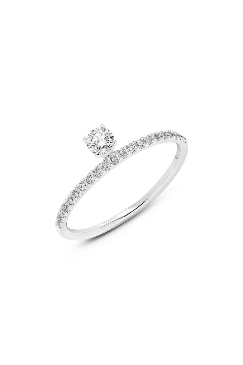 0.25-Carat Floating Stone Lab Grown Diamond Ring, Alternate, color, 14K WHITE GOLD