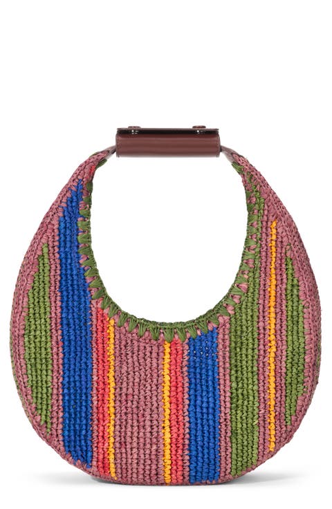 Moon Raffia Tote
