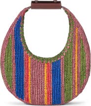 STAUD Moon Raffia Tote