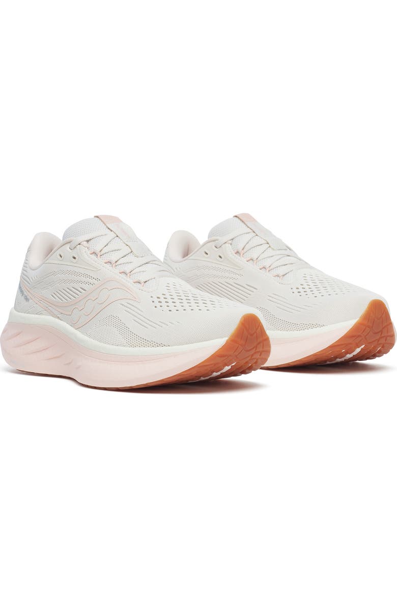 Saucony Ride 18 Running Shoe, Main, color, Quartz/ Peony