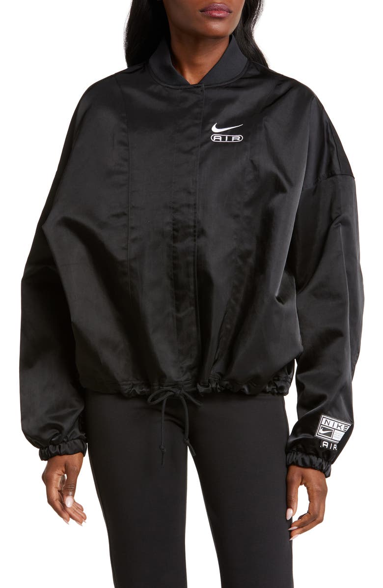 Nike Air Woven Oversize Bomber Jacket, Alternate, color, 