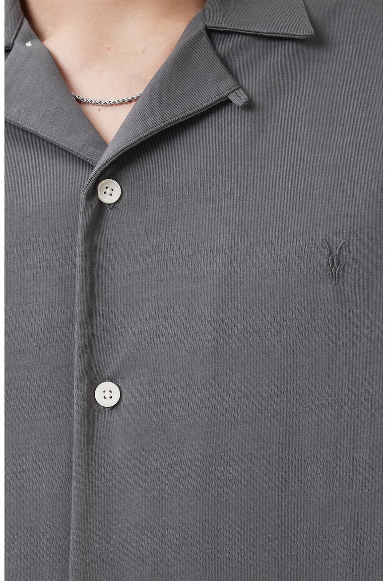 Hudson Camp Shirt, Alternate, color, IRON GREY