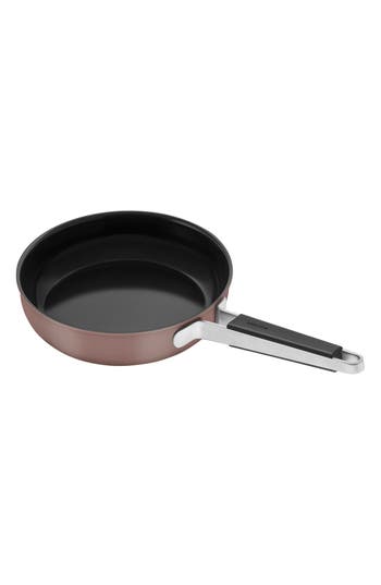 Zwilling Pure 9.5-inch Ceramic Nonstick Rose Sauté Pan In Burgundy