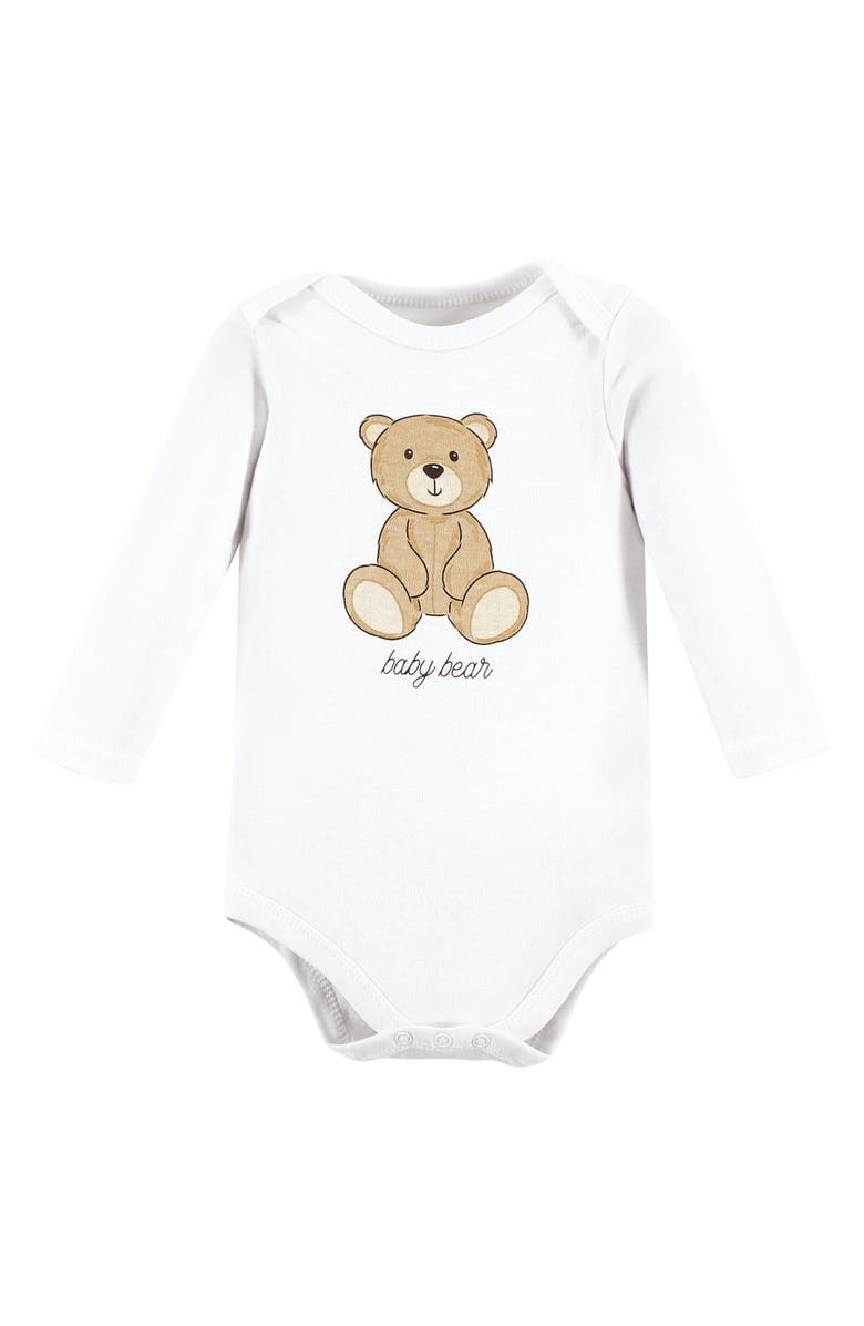 Hudson Baby Cotton Bodysuit and Pant Set, Alternate, color, Teddy Bears